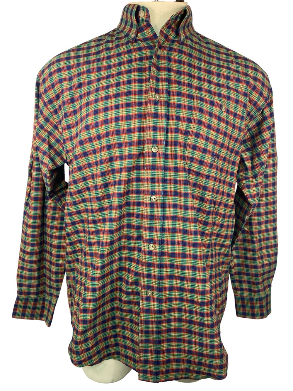 Twenty X Multicolor Plaid Button-Down Shirt Men’s Large